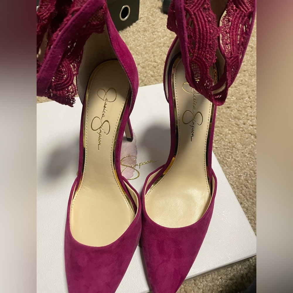 Sangria Jessica Simpson heels Brand New
